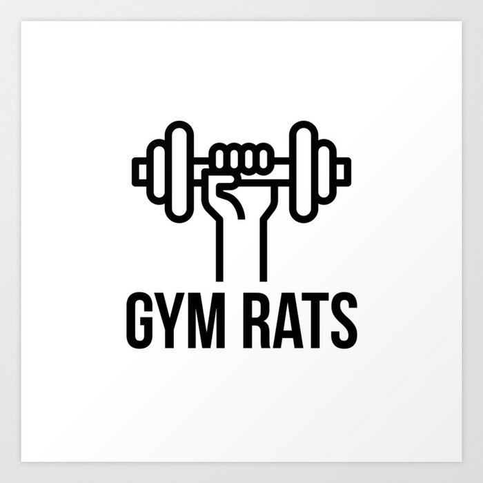 Gym Rats Art Print 