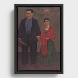 Frida Kahlo Frieda y Diego Rivera Framed Canvas