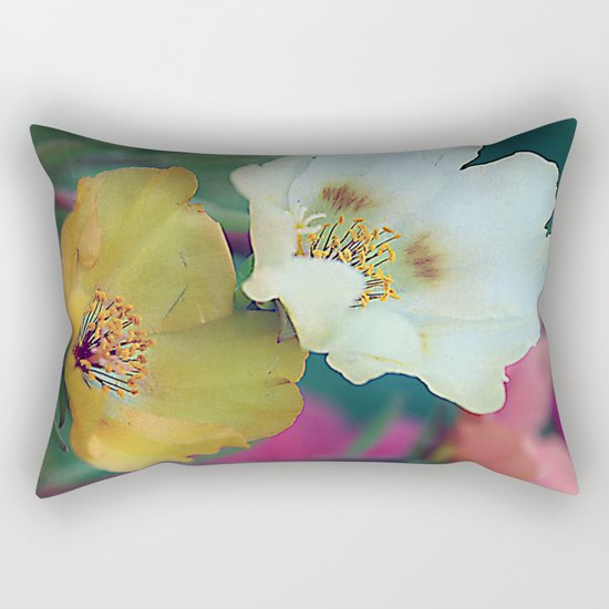 Flower duo Rectangular Pillow