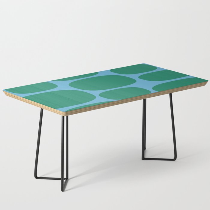 Modernist Spots 254 Green and Blue Coffee Table