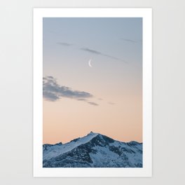 My Dear Friend Moon - Landscape and Nature Photography Art Print