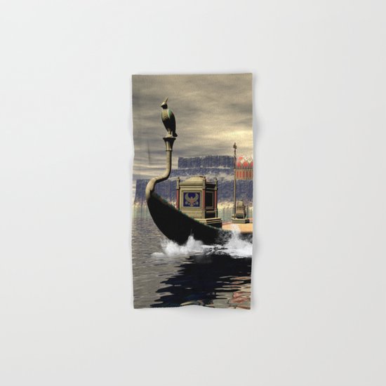 Sacred barge Hand & Bath Towel