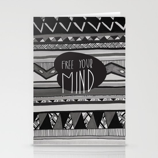FREE YOUR MIND Stationery Cards