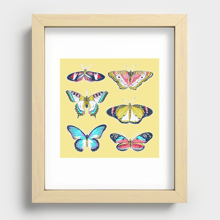 Butterflies Recessed Framed Print