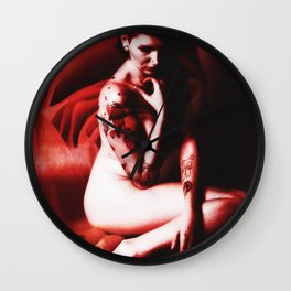 Nude Rose Red by Falko Follert 2013 Wall Clock