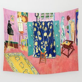 Henri Matisse The Pink Studio Wall Tapestry