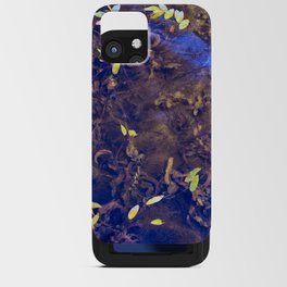 Leaves Floating in Water iPhone Card Case