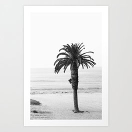 Malibu Palm Tree Art Print