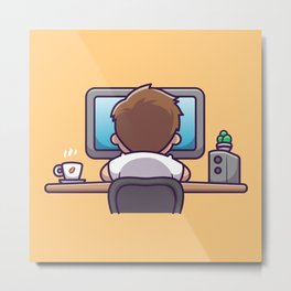 Cute Man! Metal Print