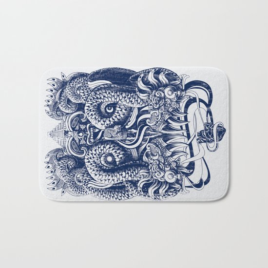 Tlaloc Bath Mat