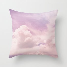 Upon The Clouds Throw Pillow
