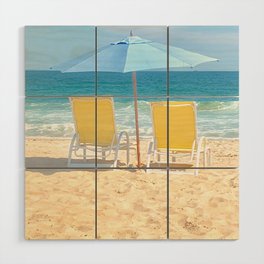 A Day at the Beach Wood Wall Art