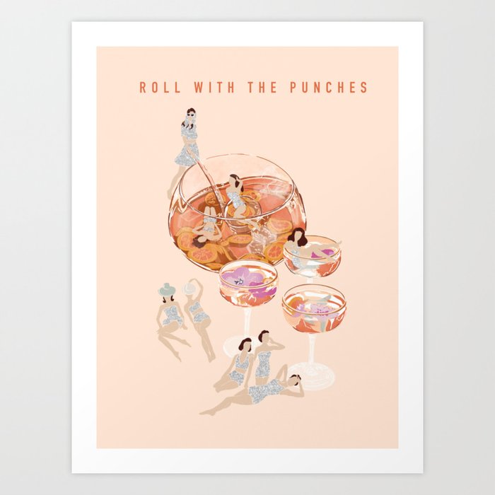 Roll With The Punches Art Print