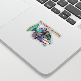 Picasso Trigger Fish Sticker