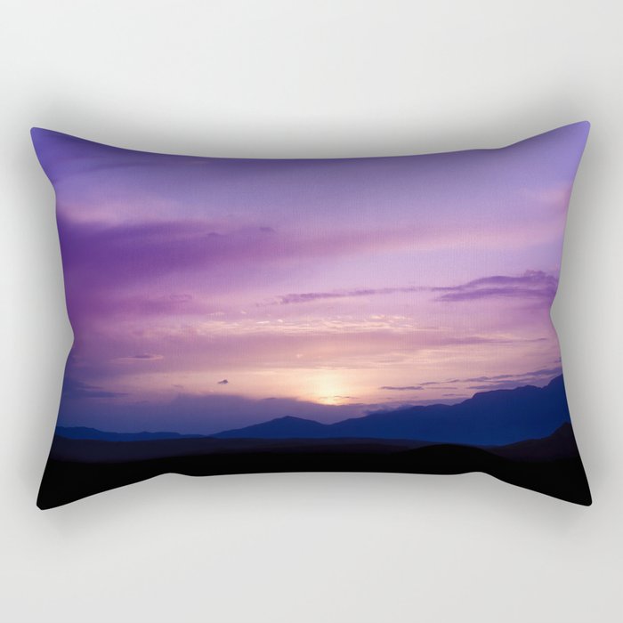 SW Mountain Sunrise - 7 Rectangular Pillow