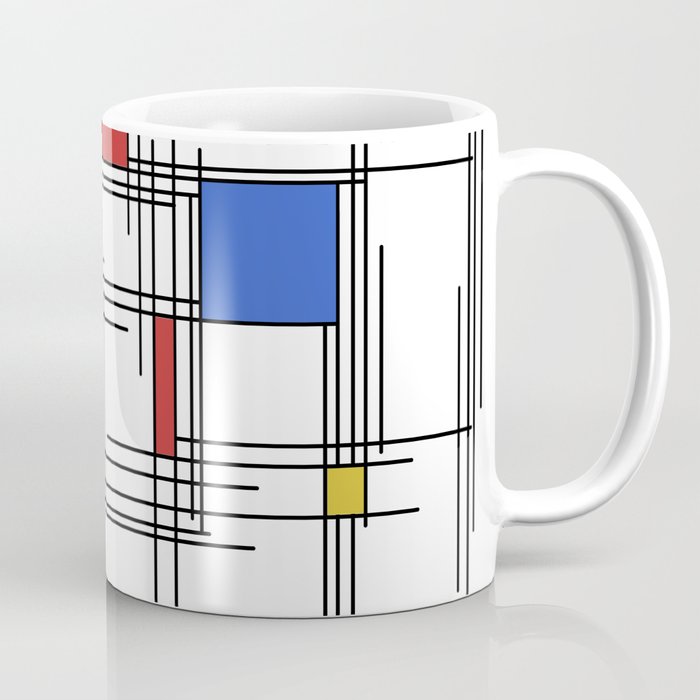 Mondrian Scratch Art 1 Coffee Mug