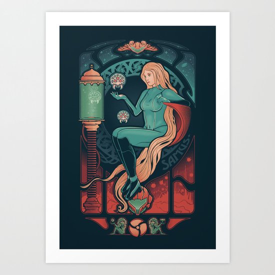 Aran Nouveau Art Print