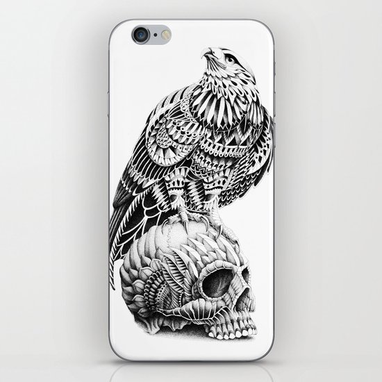 Red-Tail Skull iPhone & iPod Skin