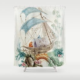 Chinoiserie Shower Curtains Society6