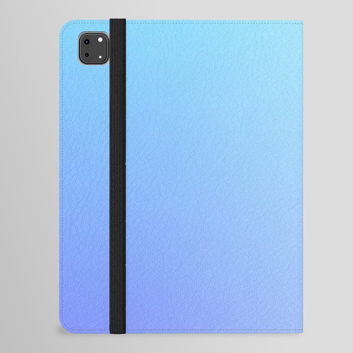 48 Blue Gradient 220506 Aura Ombre Valourine Digital Minimalist Art iPad Folio Case