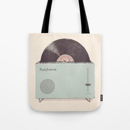 High Fidelity Toaster Tote Bag