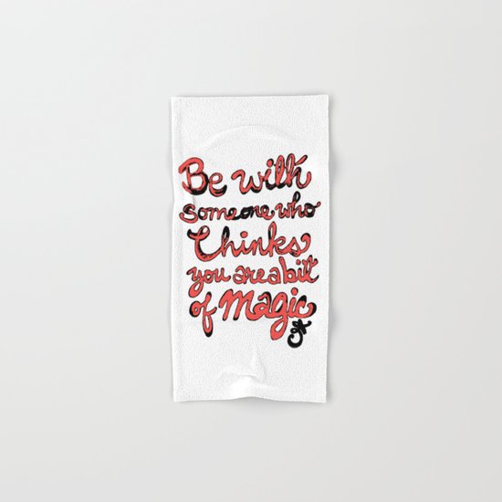 Be With Someone Peachy!!! Hand & Bath Towel