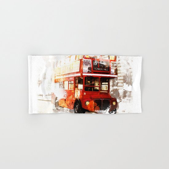 London Bus Hand & Bath Towel