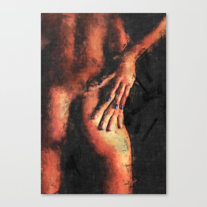 Love and passion Canvas Print
