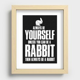 Cute Easter Bunny Recessed Framed Print