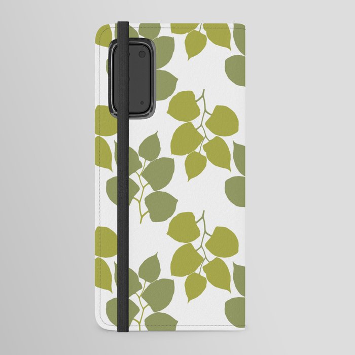 Viney Light Green Android Wallet Case