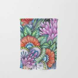 Zenflowers by Olha Chubay Wall Hanging