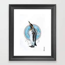 Emperor Penguin Framed Art Print
