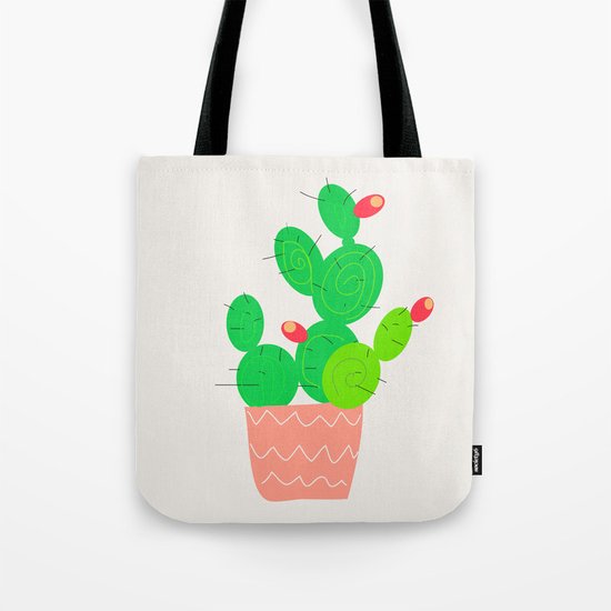 Potted Cactus Tote Bag
