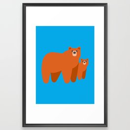 Bear cub Framed Art Print