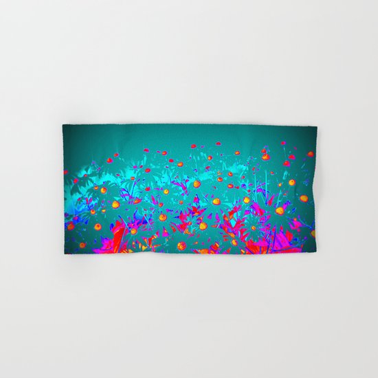Faerie Garden Vignette | Flower | Flowers | Hand & Bath Towel