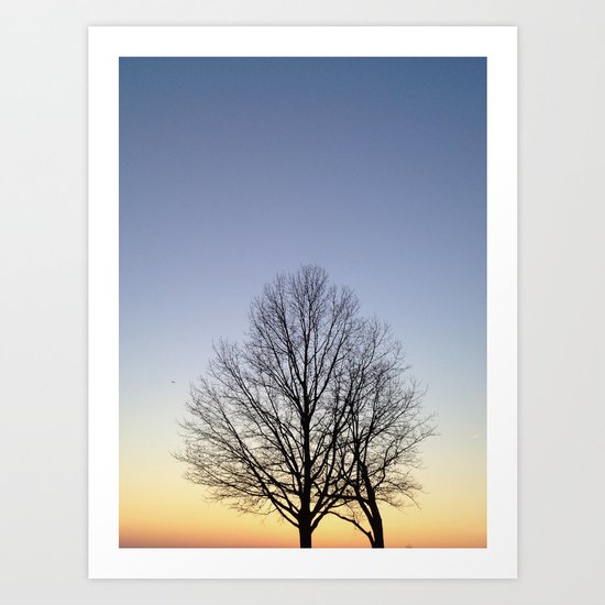 Silhouette Art Print