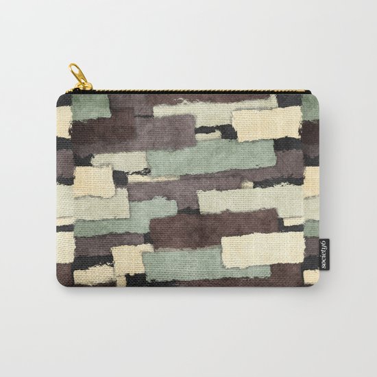 Textured Layers Abstract Carry-All Pouch