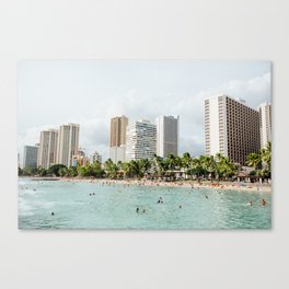 Waikiki Beach Canvas Print