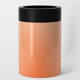 Classy Salmon Orange Spring Gradient Background-Ombre Abstract Can Cooler