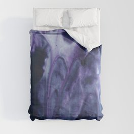 floating violets Comforter