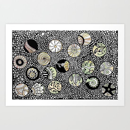 Bubbles Art Print