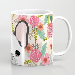 French Bulldog  floral dog head cute frenchies must have pure breed dog gifts Mug