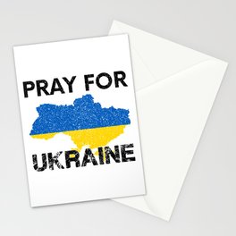 Pray For Ukraine Stationery Card