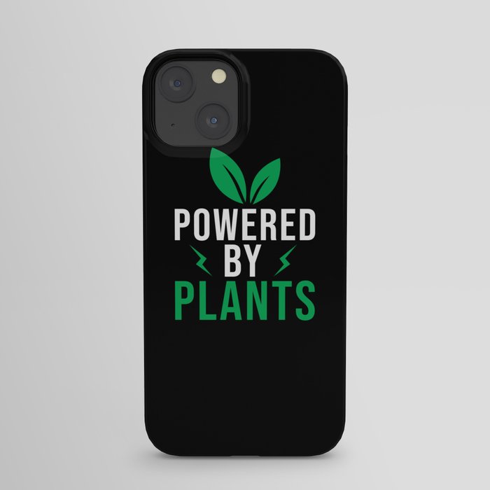 Powered By Plants iPhone Case