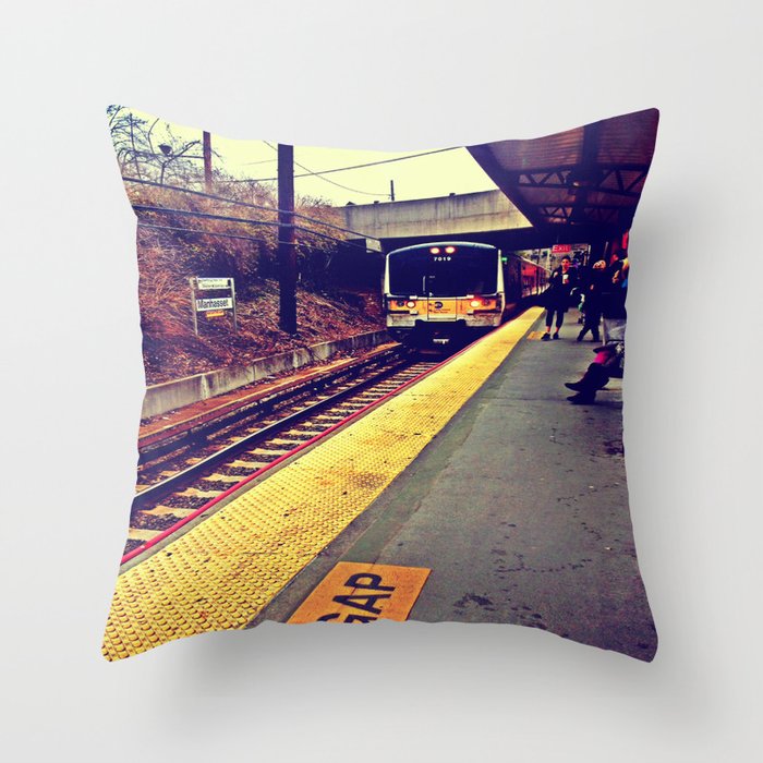 Here We Go Throw Pillow