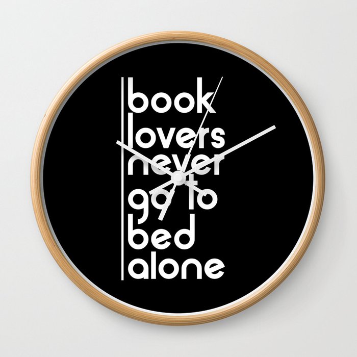 Book Lovers Wall Clock