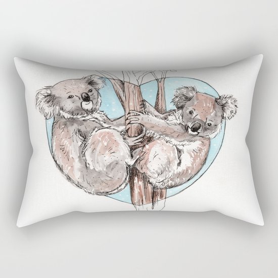 koala love Rectangular Pillow