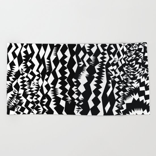Still Zebra Beach Towel