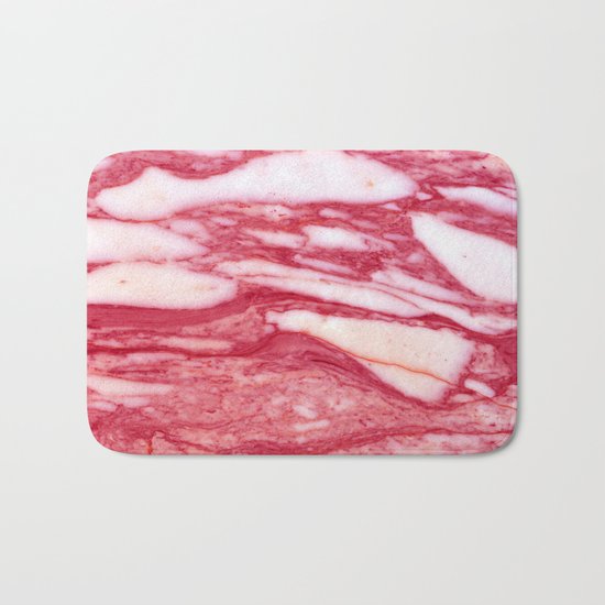 Pink Marble Bath Mat