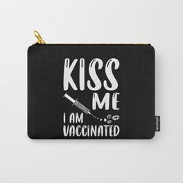 Kiss Me I Am Vaccinated Coronavirus Pandemic Carry-All Pouch